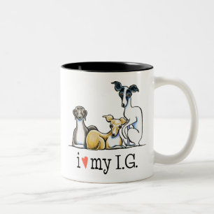 Tasse 2 Couleurs Italien Greyhound Lover