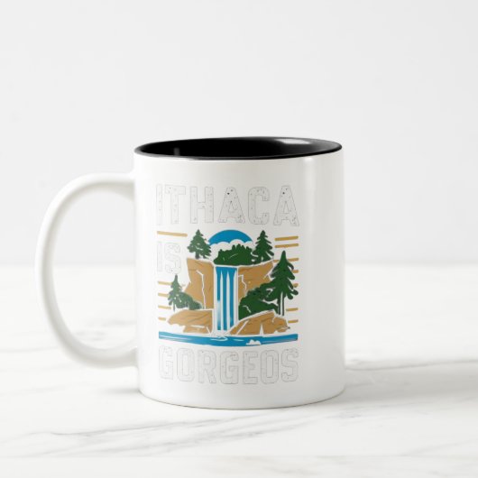 Tasse 2 Couleurs ithaca est gorges (Gauche)