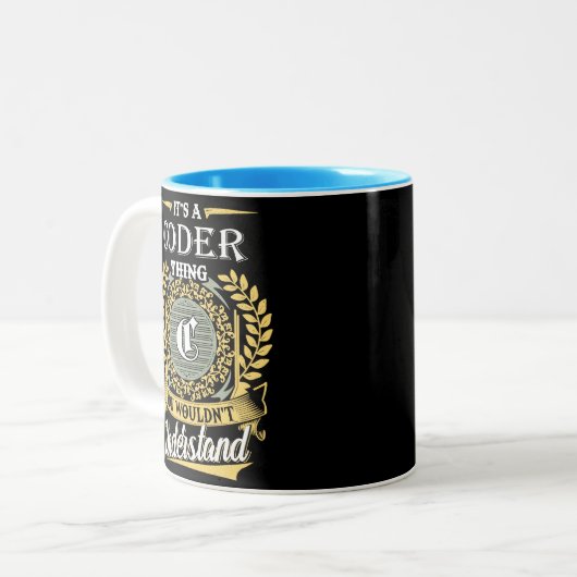 Tasse 2 Couleurs It's A Coder Thing You Couldn't Understand (Devant gauche)