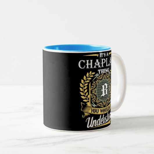 Tasse 2 Couleurs It's an Chaplain Thing You Wouldn't Understand (Devant droit)