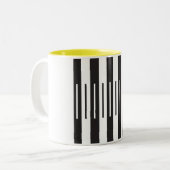 Tasse 2 Couleurs Ivoire d'ébène - Jaune (Devant gauche)