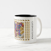 Tasse 2 Couleurs Jack à poils durs Russell Terrier (Devant droit)