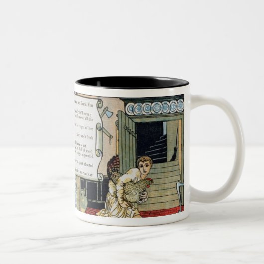 Tasse 2 Couleurs Jack et la tige de haricot (Droit)