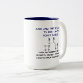 Tasse 2 Couleurs JACK ET LE BEANSTALK...mug. (Devant droit)