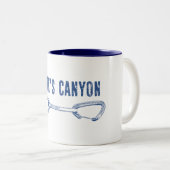 Tasse 2 Couleurs Jack's Canyon Arizona Rock Escalade (Devant droit)
