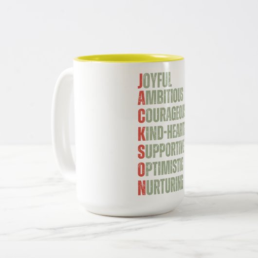 TASSE 2 COULEURS JACKSON (Devant gauche)