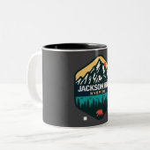 Tasse 2 Couleurs Jackson Hole Wyoming (Devant gauche)