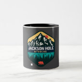 Tasse 2 Couleurs Jackson Hole Wyoming (Centre)