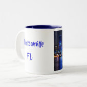Tasse 2 Couleurs Jacksonville FL (Devant gauche)