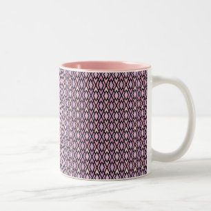 Tasse 2 Couleurs Jacquard rose et noir