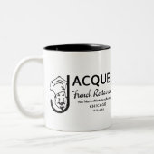 Tasse 2 Couleurs Jacques French Restaurant, Chicago, Illinois (Gauche)