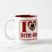 Tasse 2 Couleurs J'adore conduire ! (Gauche)