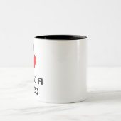 Tasse 2 Couleurs J'adore être Nerd (Centre)