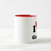 Tasse 2 Couleurs J'adore Gênes (Centre)