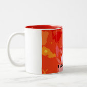 Tasse 2 Couleurs J'adore "Icies"... (Gauche)