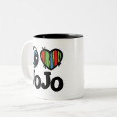 Tasse 2 Couleurs J'adore JoJo (Devant gauche)