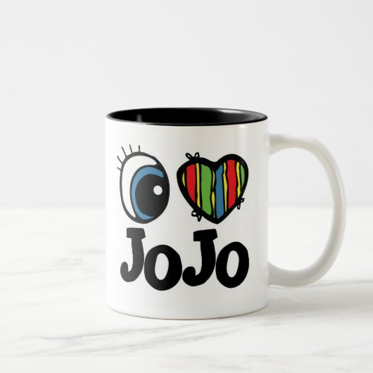 Tasse 2 Couleurs J'adore JoJo (Droit)