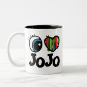 Tasse 2 Couleurs J'adore JoJo (Gauche)