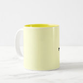 Tasse 2 Couleurs J'adore la tasse. (Devant gauche)