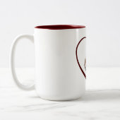 Tasse 2 Couleurs J'adore le café (Gauche)