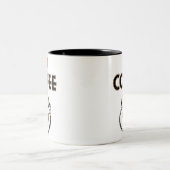 Tasse 2 Couleurs J'adore le café (Centre)