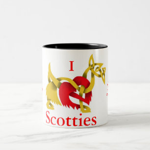 Tasse 2 Couleurs J'adore les scotties