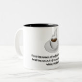 Tasse 2 Couleurs J'adore l'odeur du café (Devant gauche)