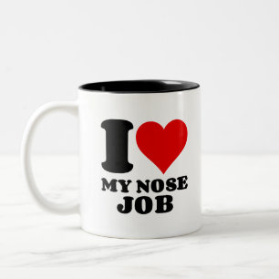 TASSE 2 COULEURS J'ADORE MON TRAVAIL DE NEZ
