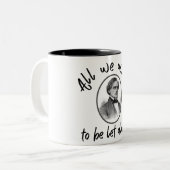 Tasse 2 Couleurs Jafferson david cite la mule (Devant gauche)