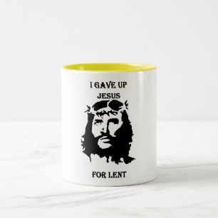 Tasse 2 Couleurs J'ai abandonné Jésus