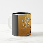 TASSE 2 COULEURS J'AI DÉCIDÉ DE SUIVRE JÉSUS (Devant gauche)