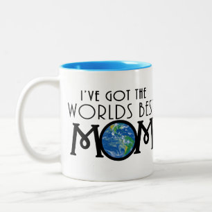 Tasse 2 Couleurs J'Ai Le Monde Meilleur Maman