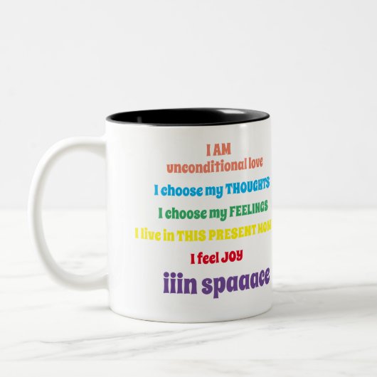 Tasse 2 Couleurs J'AI l'instruction muette IN SPACE (Gauche)