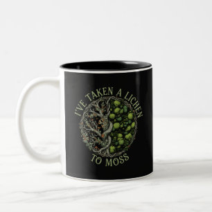 Tasse 2 Couleurs J'ai Pris un Lichen pour de la Mousse - Blague Nat