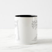 Tasse 2 Couleurs J'ai repéré l'écureuil (Centre)