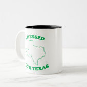 Tasse 2 Couleurs J'ai sali avec le Texas (Devant gauche)