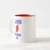 Tasse 2 Couleurs J'Ai Survécu À L'Ouragan Ida (Devant gauche)