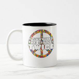 Tasse 2 Couleurs J'Ai Survécu Deux Fois Aux Soixante