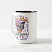 Tasse 2 Couleurs J'Ai Un Très Actif... (Devant gauche)