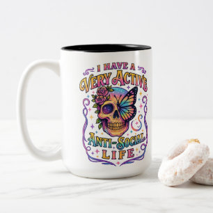 Tasse 2 Couleurs J'Ai Un Très Actif...