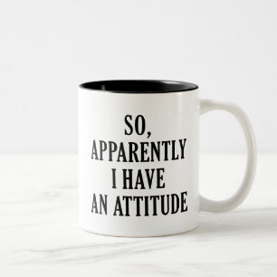 Tasse 2 Couleurs J'Ai Une Attitude