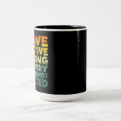 Tasse 2 Couleurs J'Ai Une Audience Sélective Vous N'Avez Pas Été Sé (Centre)