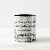 Tasse 2 Couleurs J'ai vécu mille vies (Centre)