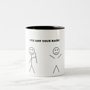 Tasse 2 Couleurs J'ai votre dos