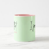 Tasse 2 Couleurs J'ai vu le karma (Centre)