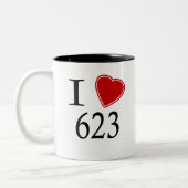 Tasse 2 Couleurs J'aime 623 Phoenix (Gauche)