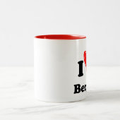 Tasse 2 Couleurs J'aime Bergen (Centre)