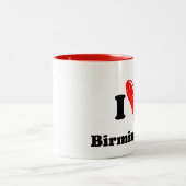 Tasse 2 Couleurs J'aime Birmingham (Centre)