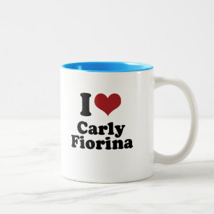 Tasse 2 Couleurs J'aime Carly Fiorina pour le président