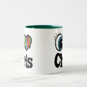Tasse 2 Couleurs J'aime Chris (Centre)